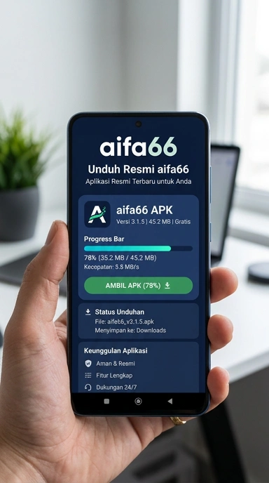 Tampilan halaman APK aifa66