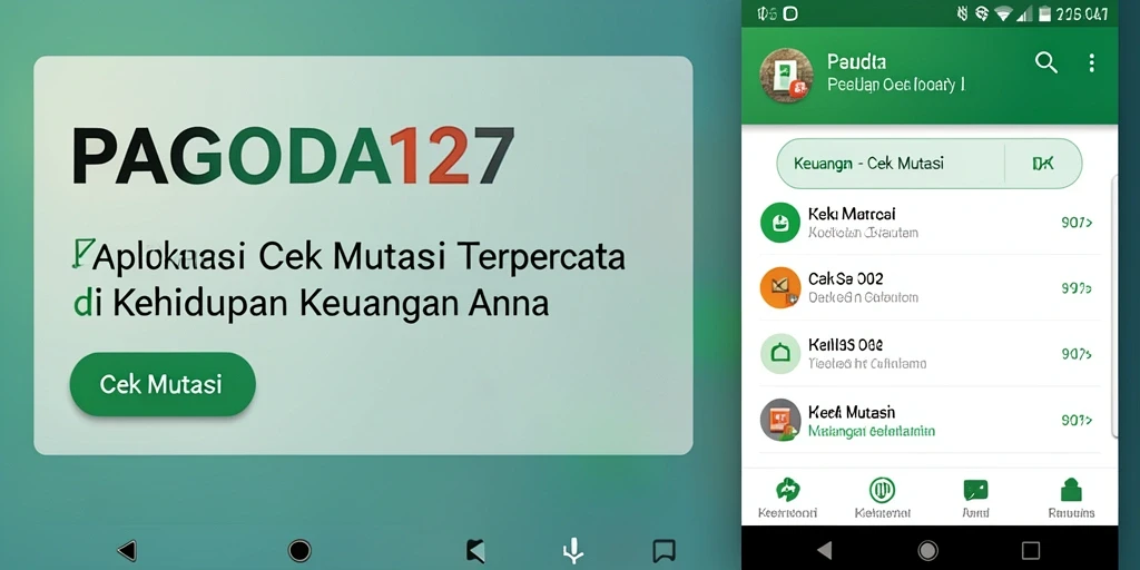 Screenshot utama menampilkan antarmuka aplikasi Cek Mutasi yang jelas.